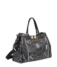 YNOT FASHIONOPOLY Sac &agrave; main avec bandouli&egrave;re NOIR - Sacs pour Femme - 3