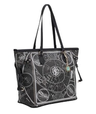 YNOT FASHIONOPOLY sac de courses, sac bandouli&egrave;re NOIR - Sacs pour Femme - 2