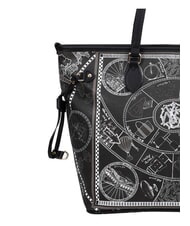 YNOT FASHIONOPOLY sac de courses, sac bandouli&egrave;re NOIR - Sacs pour Femme - 3