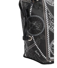 YNOT FASHIONOPOLY sac de courses, sac bandouli&egrave;re NOIR - Sacs pour Femme - 4