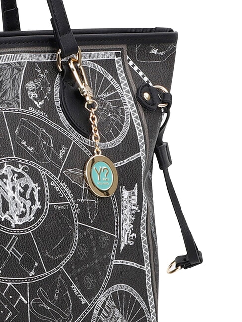 FASHIONOPOLY sac de courses, sac bandouli&egrave;re NOIR - Sacs pour Femme