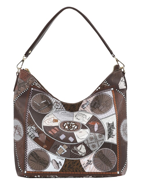 FASHIONOPOLY sac bandouli&egrave;re chocolat - Sacs pour Femme