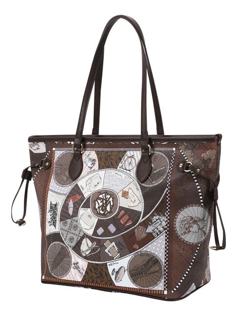 FASHIONOPOLY sac de courses, sac bandouli&egrave;re chocolat - Sacs pour Femme