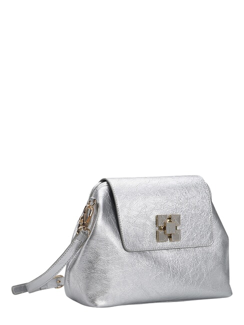 CRACKLE sac bandouli&egrave;re ARGENT - Sacs pour Femme