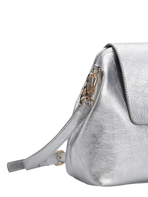CRACKLE sac bandouli&egrave;re ARGENT - Sacs pour Femme