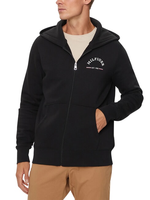 TH Sweat-shirt noir - Pulls molletonn&eacute;s