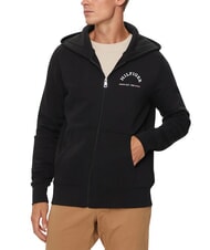 TOMMY HILFIGER TH Sweat-shirt noir - Pulls molletonn&eacute;s - 2