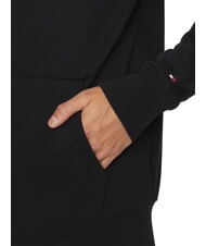 TOMMY HILFIGER TH Sweat-shirt noir - Pulls molletonn&eacute;s - 6