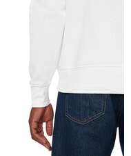 TOMMY HILFIGER TH Sweat-shirt blanc - Pulls molletonn&eacute;s - 5