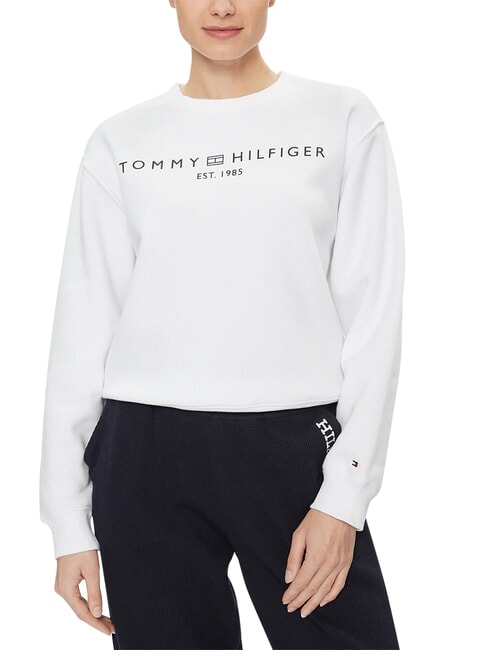 TH Sweat-shirt blanc optique - Sweat-shirts pour femmes