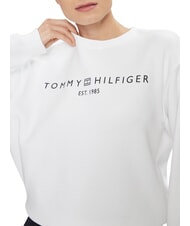 TOMMY HILFIGER TH Sweat-shirt blanc optique - Sweat-shirts pour femmes - 5