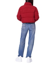TOMMY HILFIGER TH JEANS doudoune courte rouge r&eacute;gate - Doudounes femme - 2
