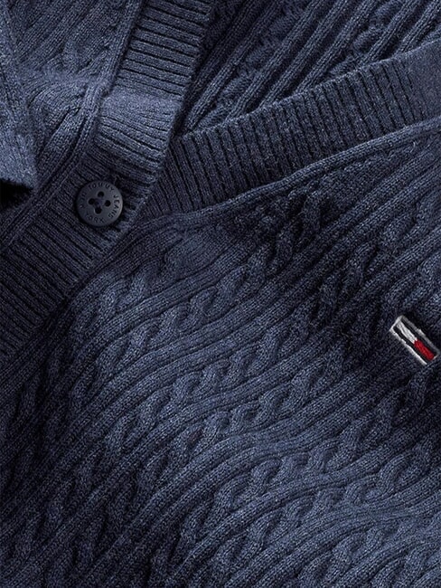 TH JEANS cardigan &agrave; manches longues bleu marine nuit noire m&eacute;lang&eacute; - Chandails pour femmes