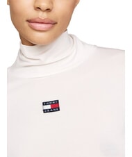 TOMMY HILFIGER TH JEANS T-shirt &agrave; manches longues blanc ancien - T-shirt - 5