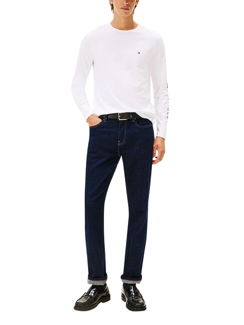 TH T-shirt &agrave; manches longues blanc - Pulls pour hommes