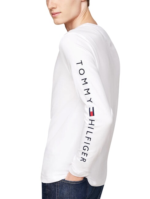 TH T-shirt &agrave; manches longues blanc - Pulls pour hommes