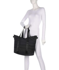 RAINS PUFFER Sac cabas port&eacute; &eacute;paule, avec bandouli&egrave;re noir - Sacs pour Femme - 2