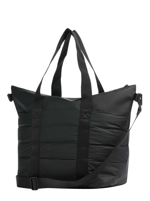 PUFFER Sac cabas port&eacute; &eacute;paule, avec bandouli&egrave;re noir - Sacs pour Femme