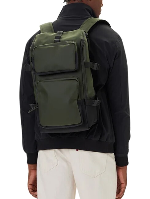 TRAIL CARGO BACKPACK Sac &agrave; dos PC 13" vert - Sacs &agrave; dos pour l'&Eacute;cole & les Loisirs