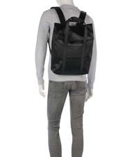 RAINS 2 WAY Sac &agrave; dos / Sac &agrave; main grain noir - Sacs &agrave; dos pour l'&Eacute;cole & les Loisirs - 2