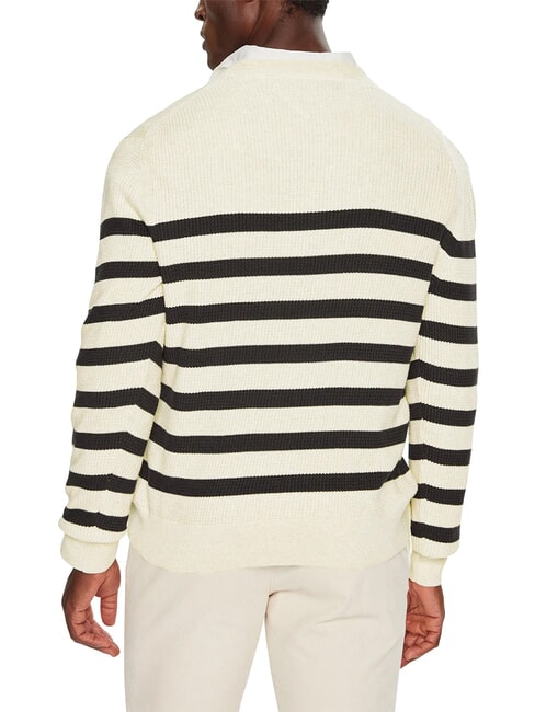 TH pull en coton &agrave; col rond lait d'avoine chaud / ciel du d&eacute;sert - Pulls pour hommes