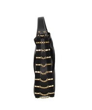 BRACCIALINI NORA Sac hobo en cuir noir - Sacs pour Femme - 3