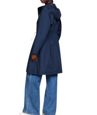 TOMMY HILFIGER TH JEANS veste longue marine nuit noire - Vestes pour femmes - 3