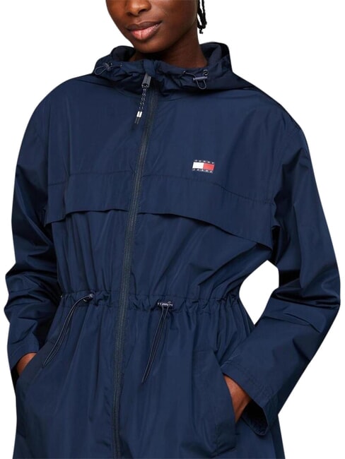 TH JEANS veste longue marine nuit noire - Vestes pour femmes