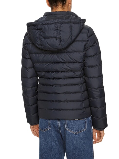 TH JEANS couette en duvet marine nuit noire - Doudounes femme