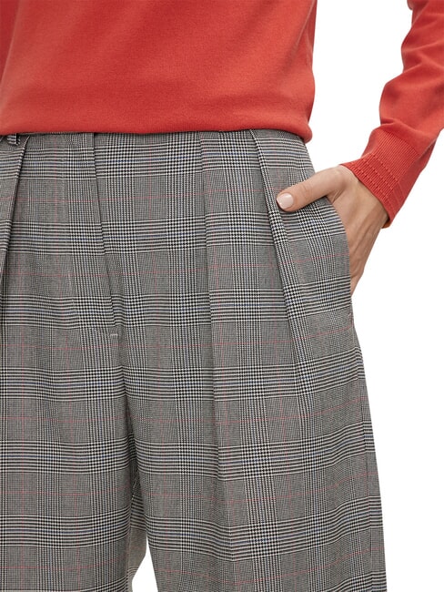 TH Pantalon v&eacute;rification globale stp/s/texture h gris - Pantalons pour femmes