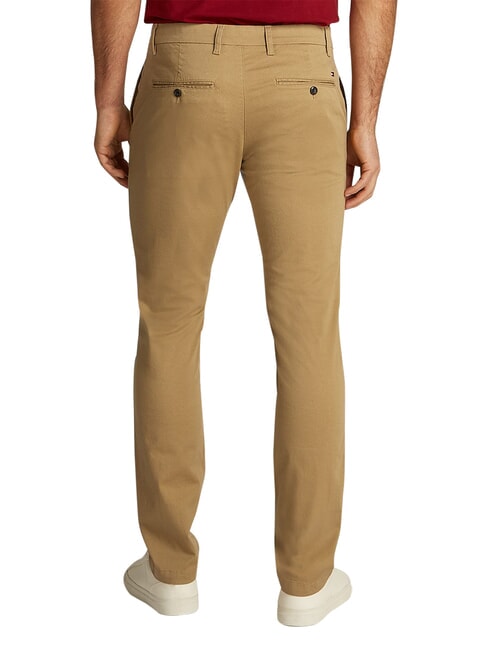 TH BLEECKER Pantalon chino kaki classique - Pantalon