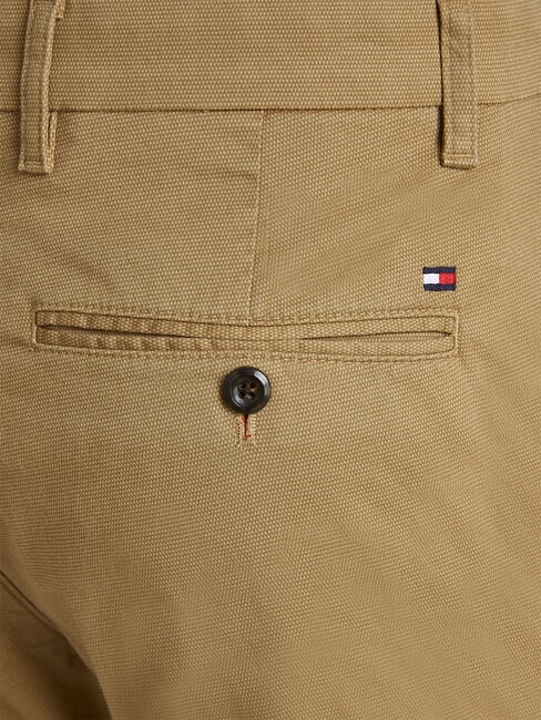 TH BLEECKER Pantalon chino kaki classique - Pantalon