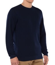 TOMMY HILFIGER TH pull en coton &agrave; col rond ciel du d&eacute;sert - Pulls pour hommes - 3