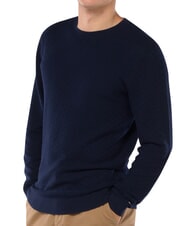 TOMMY HILFIGER TH pull en coton &agrave; col rond ciel du d&eacute;sert - Pulls pour hommes - 4