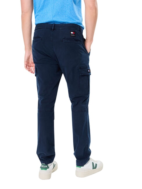 TH JEANS Austin Pantalon en coton marine nuit noire - Pantalon