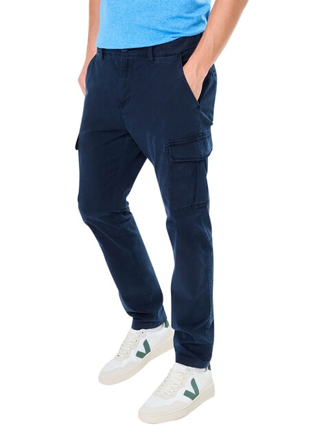 TH JEANS Austin Pantalon en coton marine nuit noire - Pantalon