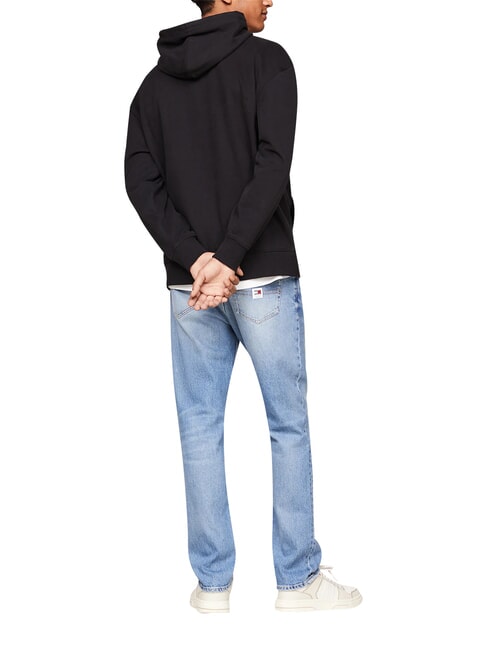 TH JEANS Sweat-shirt en coton noir - Pulls molletonn&eacute;s