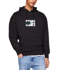 TOMMY HILFIGER TH JEANS Sweat-shirt en coton noir - Pulls molletonn&eacute;s - 4