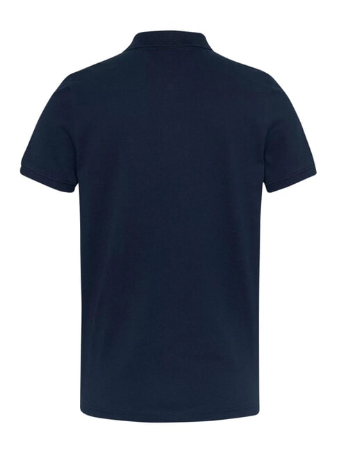TH JEANS  Polo en coton marine nuit noire - chemise polo
