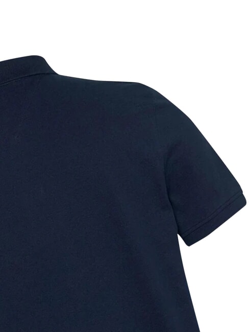 TH JEANS  Polo en coton marine nuit noire - chemise polo