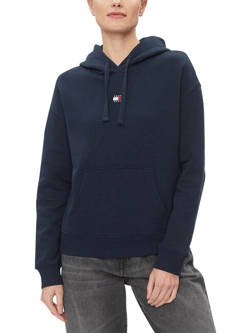 TH JEANS Sweat-shirt en coton marine nuit noire - Sweat-shirts pour femmes