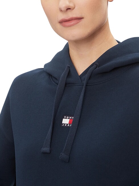 TH JEANS Sweat-shirt en coton marine nuit noire - Sweat-shirts pour femmes
