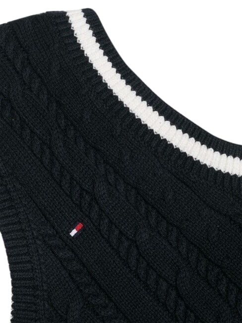 TH Gilet en maille, col en V ciel du d&eacute;sert - Pulls pour enfants