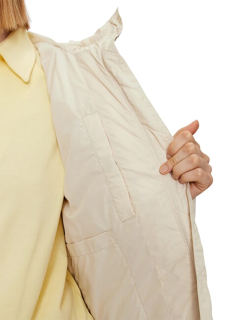 TH JEANS Doudoune &agrave; capuche papier journal - Doudounes femme