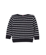 TOMMY HILFIGER TH pull &agrave; col rond rayures nautiques - Pulls pour enfants - 2