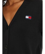 TOMMY HILFIGER TH JEANS cardigan en coton noir - Chandails pour femmes - 5