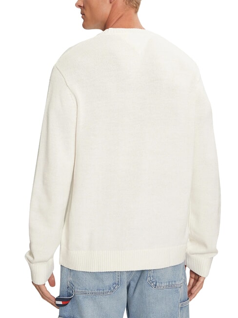 TH JEANS  Pull col rond blanc ancien - Pulls pour hommes