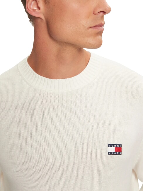 TH JEANS  Pull col rond blanc ancien - Pulls pour hommes