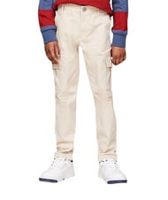 TOMMY HILFIGER TH KIDS Pantalon multi-poches beige classique - Pantalons pour enfants - 2