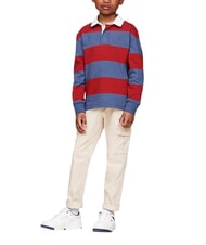 TOMMY HILFIGER TH KIDS Pantalon multi-poches beige classique - Pantalons pour enfants - 4